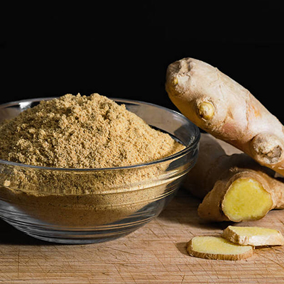 Process flow of ginger extract
